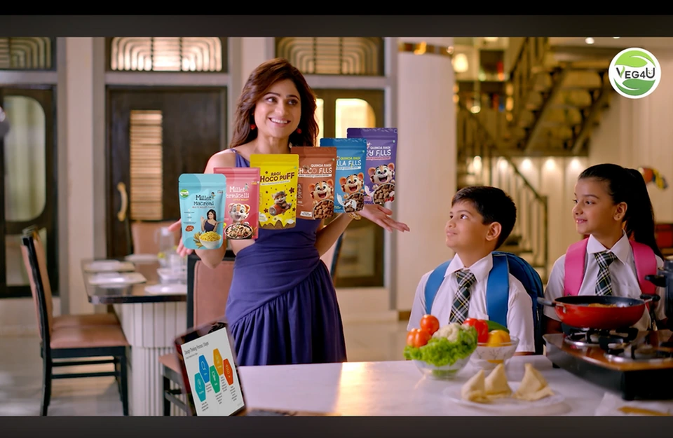 Veg4U advertisement frame